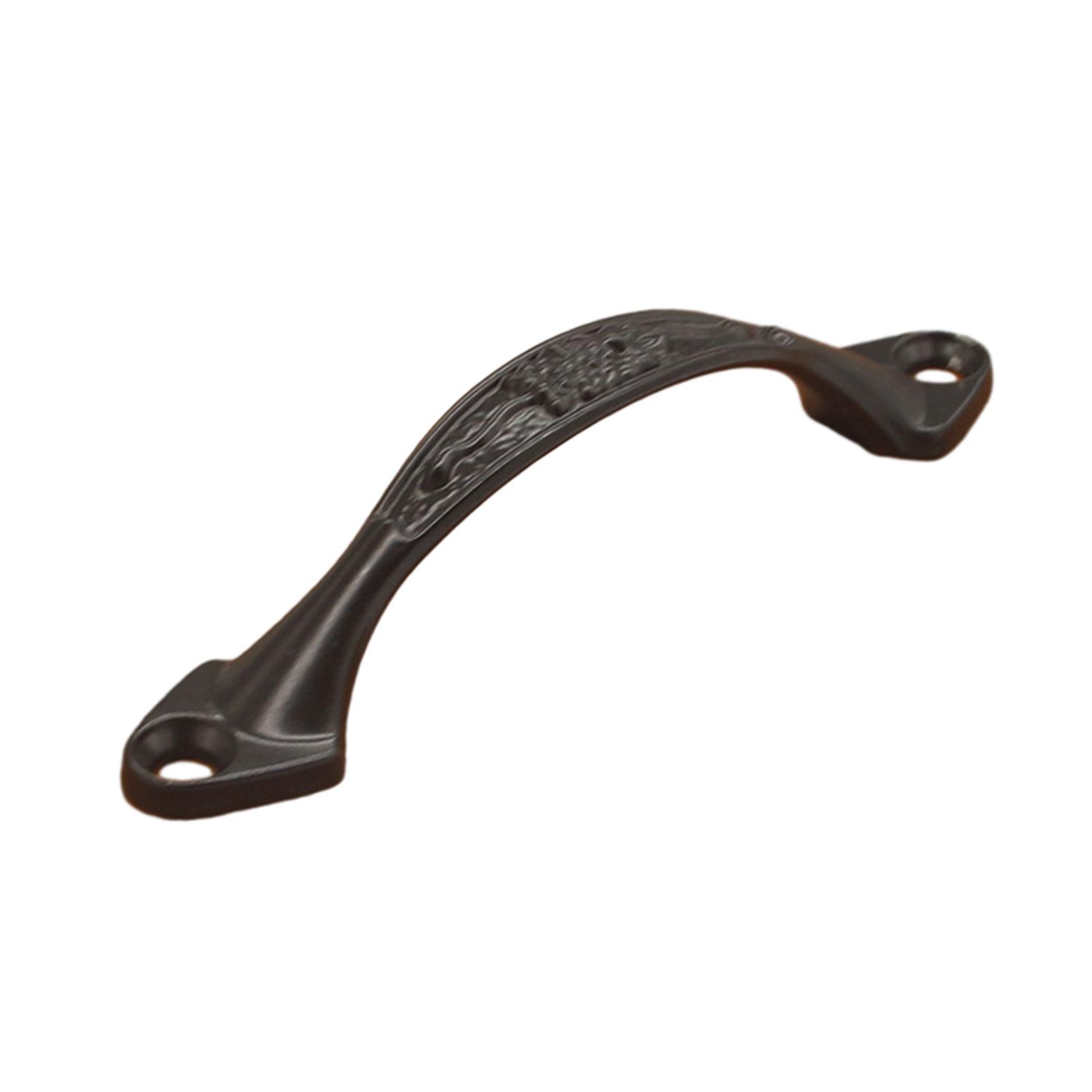 

Винтажная ручка для ящика шкафа из цинкового сплава, элегантная ручка для шкафа в китайском стиле, прочная для деревянного сундука или гардероба чёрный