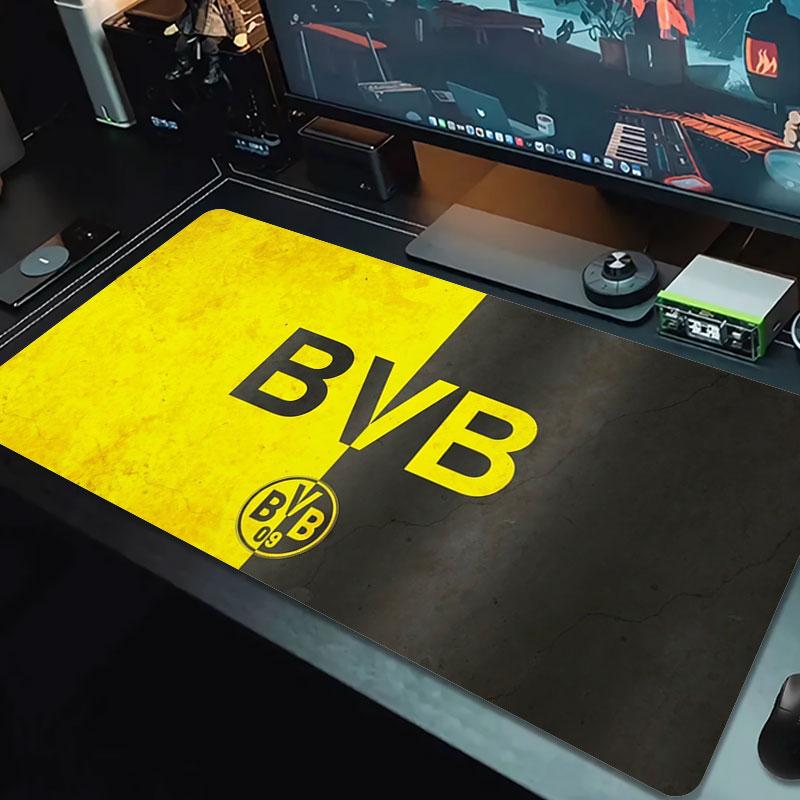 Borussia Large Size Mouse Pad Large Gaming Table Cushion Non-slip Laptop Tablet Big Mousepad XXL Mat Mini PC Playmat With Lock Edge