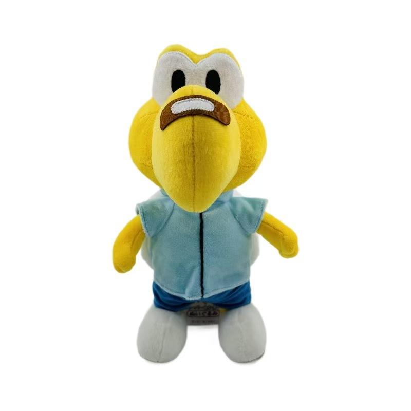Paper Mario Style Flat Plush Set - 2D Yoshi, Goomba, Koopa Troopa Stuffed Dolls, Small Soft Video Game Character Collectibles Fo