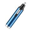 4 in 1 Nasenhaartrimmer Set USB Wiederaufladbar Kabellos Tragbar 400mAh Augenbrauen Bartschneider Set Himmelblau