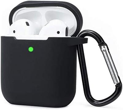 Etui Do Apple Airpods 3Gen Czarne Silikonowe Ochronne +Karabińczyk