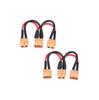 2x XT60 Paralelní kabel Samec na 2 Samice a Samice na 2 Samce 14AWG – Adaptéry pro RC Lipo Baterie – pro Drony, Auta, Letadla, RC Modely