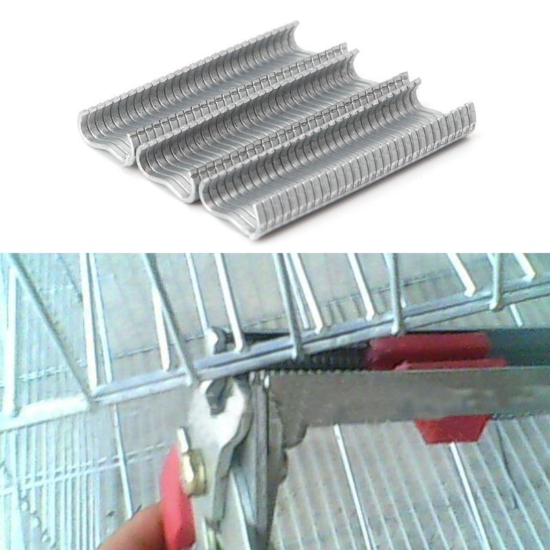 Wire Fencing Railing Nails Hog-Ring Pliers Wire Cage Clamp Bird Cages Fencing