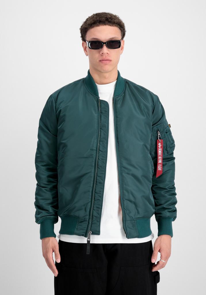 Зимняя куртка Alpha Industries MA-1 VF 59 Long (168100) Long Bomber Jacket (168100) зеленый