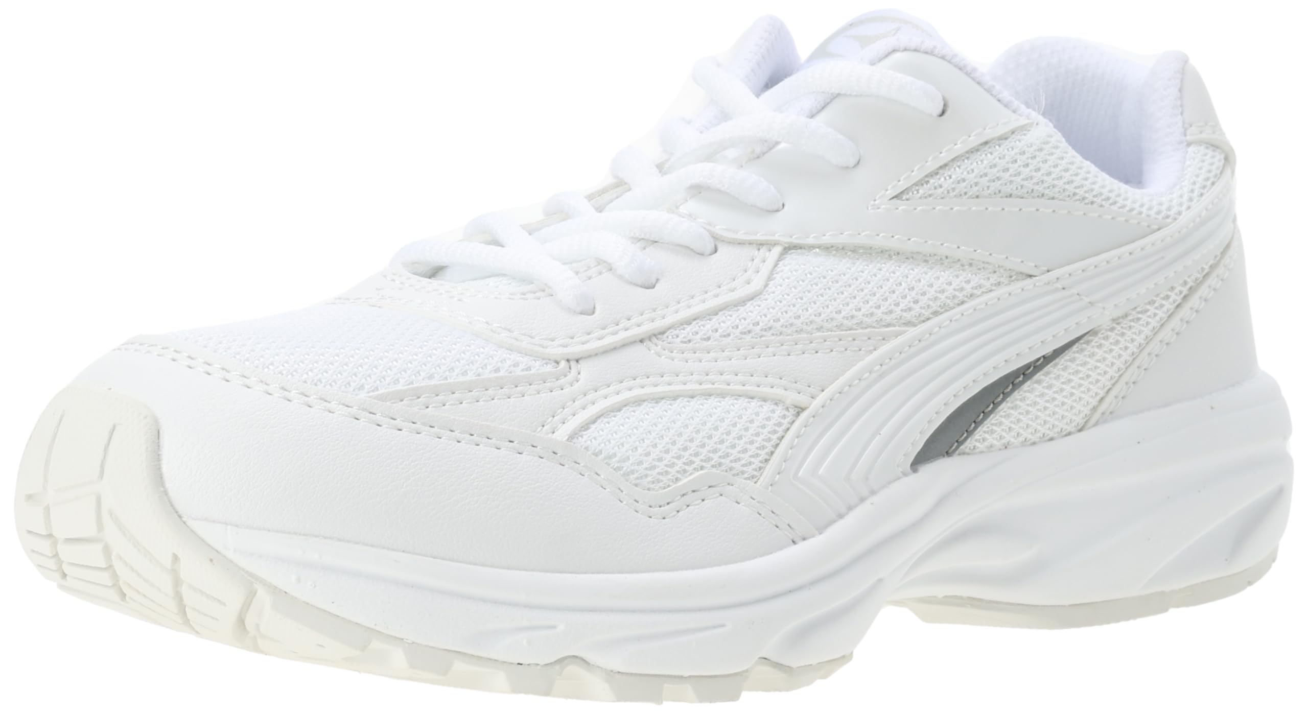 

Кроссовки для воды и ударов 2E [Moonstar] школьные, водоотталкивающие, амортизирующие, светоотражающие, 22см~30см, мальчики, девочки, белые, 24.5 см, белый