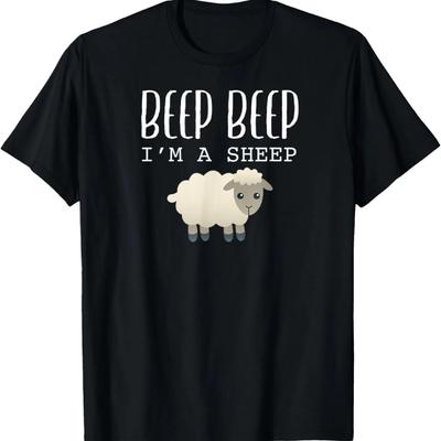 Beep Beep I'm A Sheep Funny Sheep Farmer I Love Sheep Gift T-Shirt