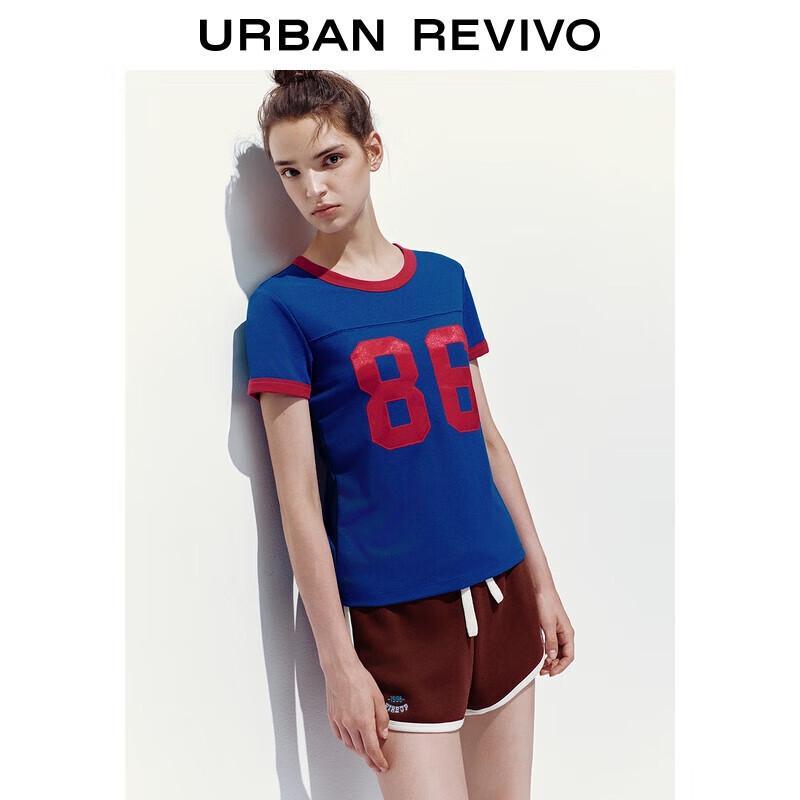 UR 2025 Autumn Women s Jersey Style Numeric T-Shirt M