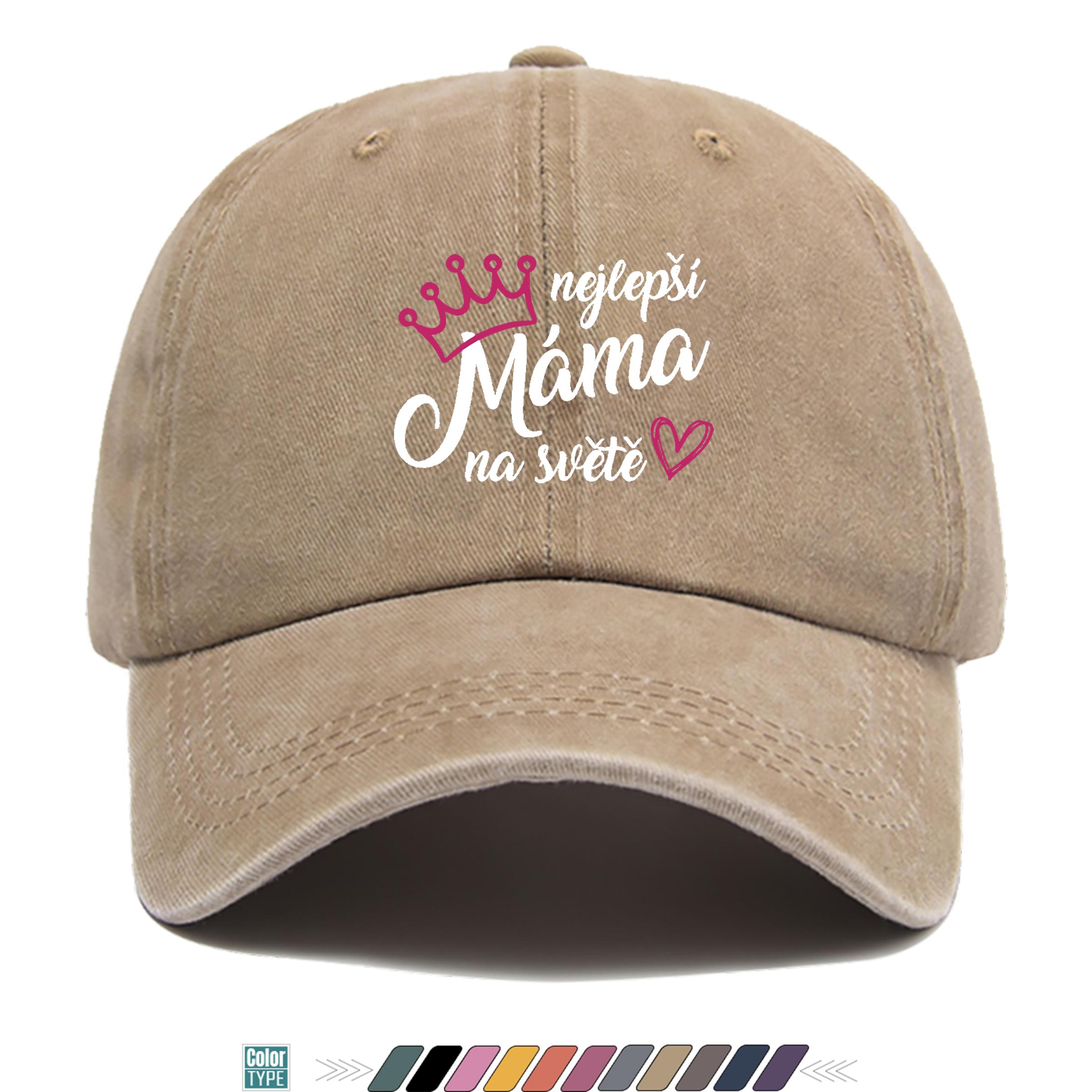 pc MotherS Day Best Mom in The World Letter Print Trucker Hat Comfortable Breathable Fashionable GoodLooking Cartoon Game Bla 1pc