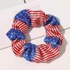 12 Pcs Hair Scrunchies for Women Girls Hair Bobbles American Flag Hair Ties Ponytail Holders Patriotic Elastic Hair Band