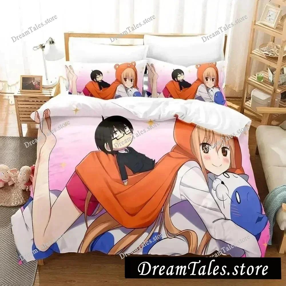 3D Printed Anime Himouto! Umaru-chan Bedding Set Duvet Cover Bedroom Comforter Single Twin King _Size Quilt Cover Home Textiles9
