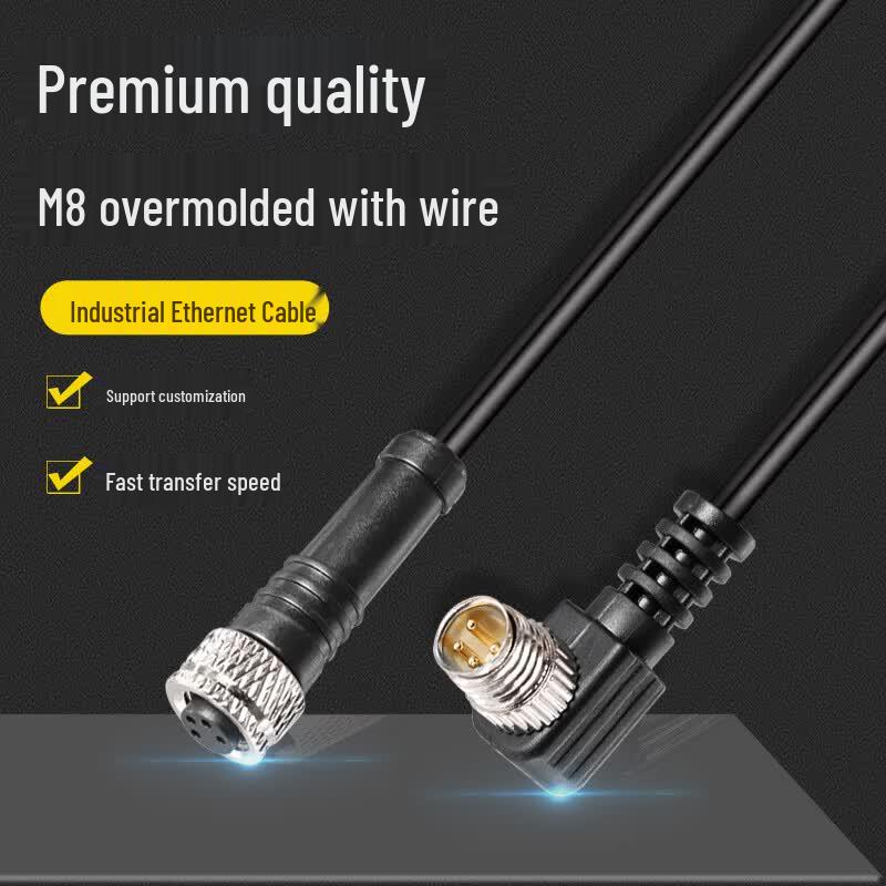 Kangzerunhe M8 Waterproof Sensor Connector with 2m Cable