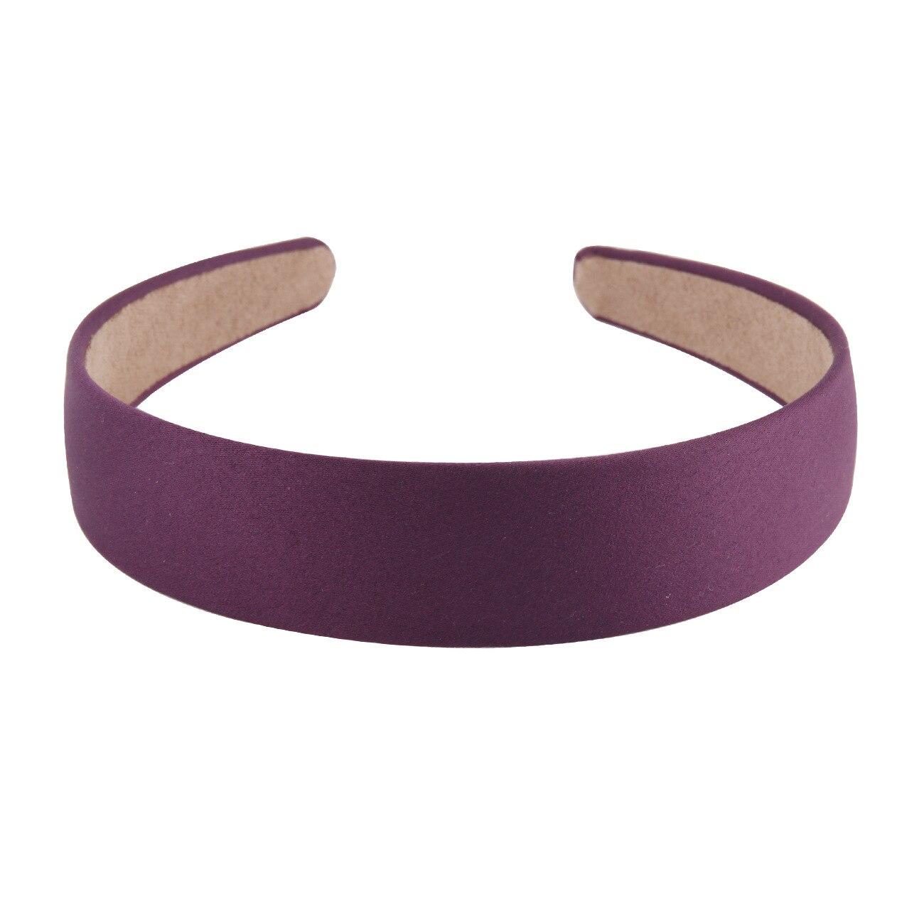 

Повязка на голову 3 см, модная женская толстая бархатная повязка на голову из губки, женская повязка для волос, обруч для волос для девочек, сделай сам, атласные аксессуары для волос из смолы фиолетовый