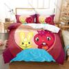 Happy Tree Friends Bedding Set 3PCS Cartoon Kpop Printed Duvet Cover Pillowcase Bedroom Decor Twin Full Queen King Size 2026