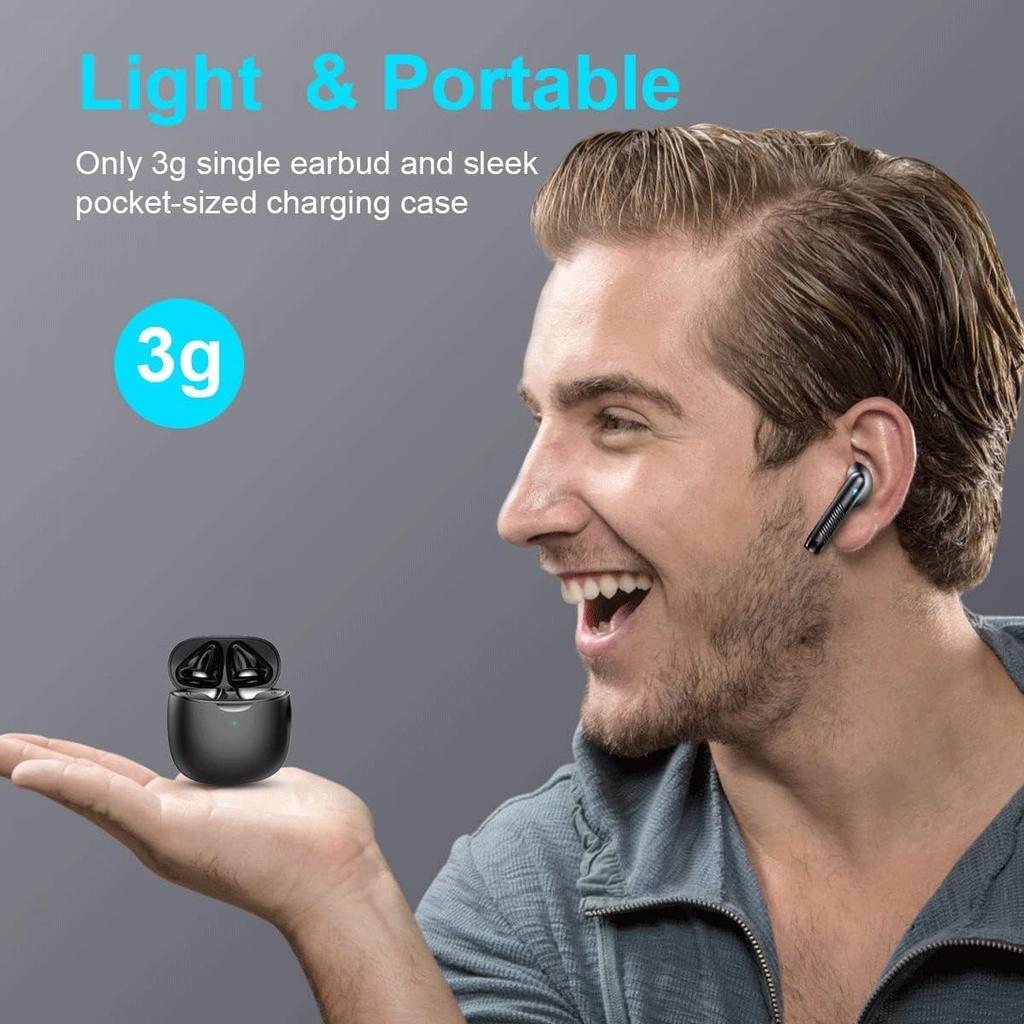 Donerton True Wireless Earphones, Dual Microphone Noise Cancelling with Deep Bass, Bluetooth 5.3 IPX7, Up to 30 Hours Playback