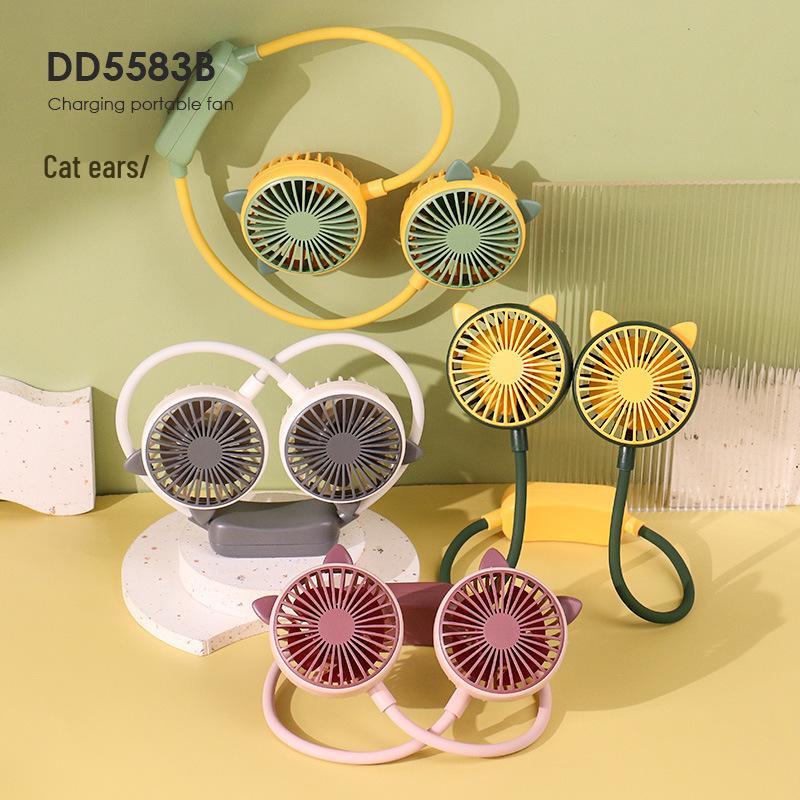 Portable Mini USB Neck Fan for Outdoor Sports and Camping