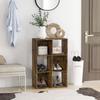 6-Cube Bookshelf - Rustic Brown