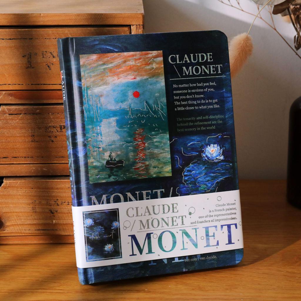 Van Gogh & Monet Art Notebook Gift Set – Creative Retro Oil Painting Design for Students