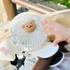 Gift Cartoon Baby's Cart Fan Cute Bear Rabbit Portable Baby Stroller Fan 3 Speeds 3 Fan-blades Private Desk Fan Travel