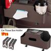 1Pcs Auto Interior Storage Car Tissue Box Holder 4 Color Headrest Hooks  Car Accessories