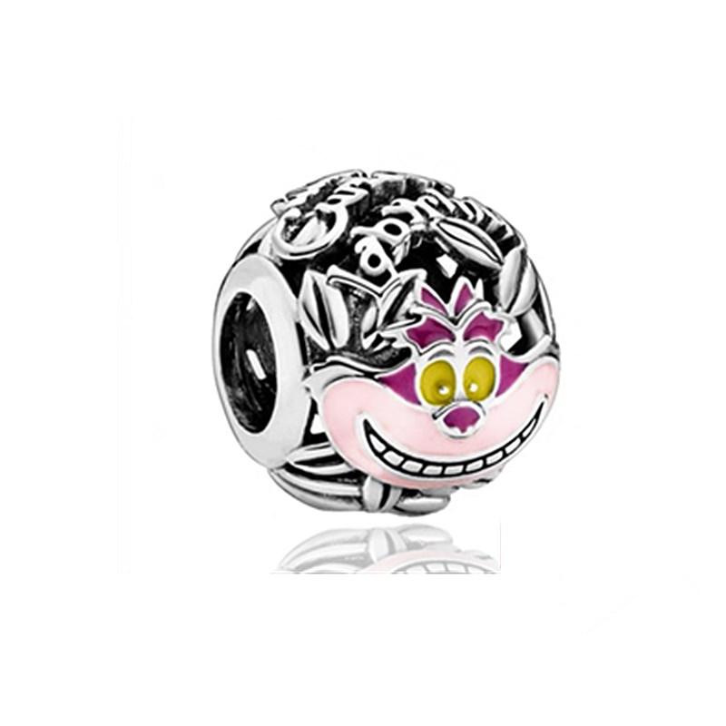 New Disney Charms Bracelet Winnie the Pooh Beauty and the Beast Dumbo Monsters Inc Jewelry for Women