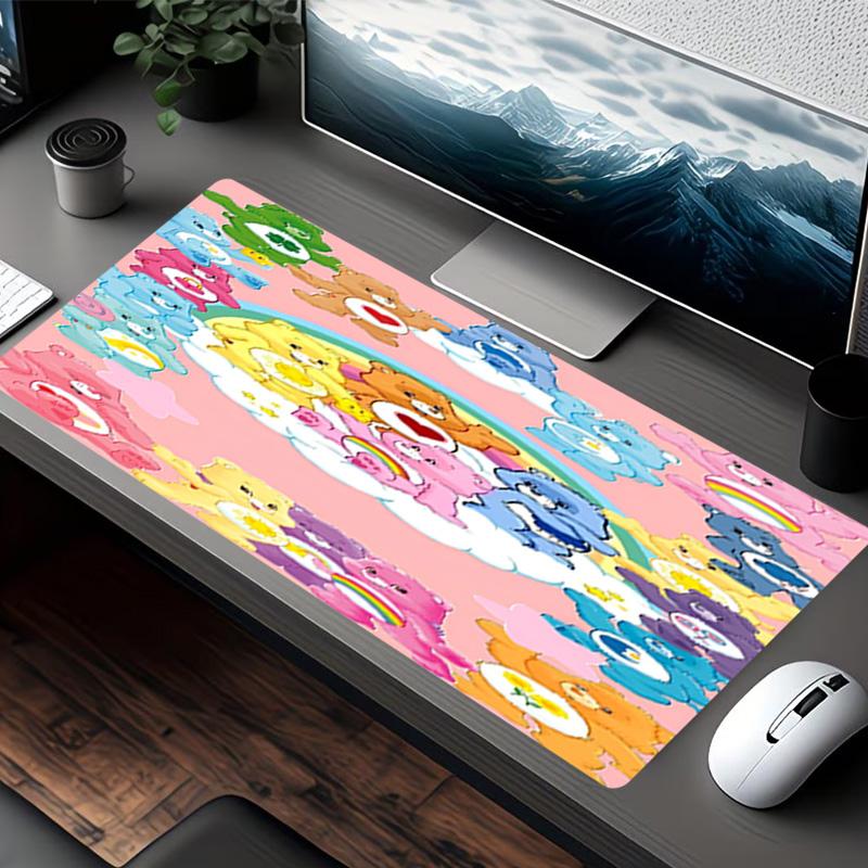 Care Bears Print Mouse Pad, for Keyboard Pad Laptop PC Mat for Office Home Use, Desk Decor, Perfect Birthday Gift for Gamers