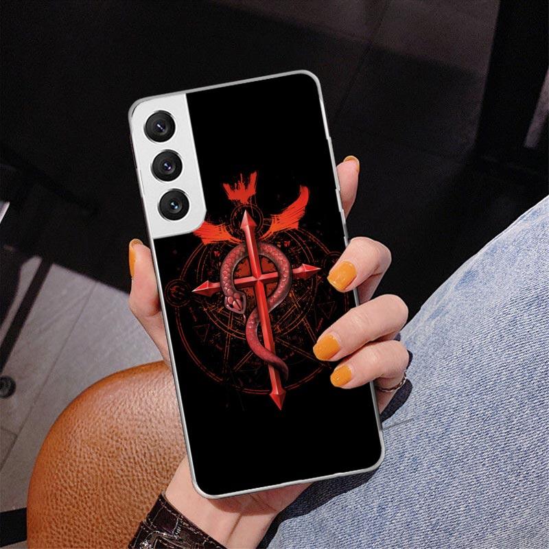 Fullmetal Alchemist Anime Phone Case For Samsung Galaxy S24 S25 Edge S26 Ultra S23 S22 S21 Plus S20 FE + Personalized Print Cove