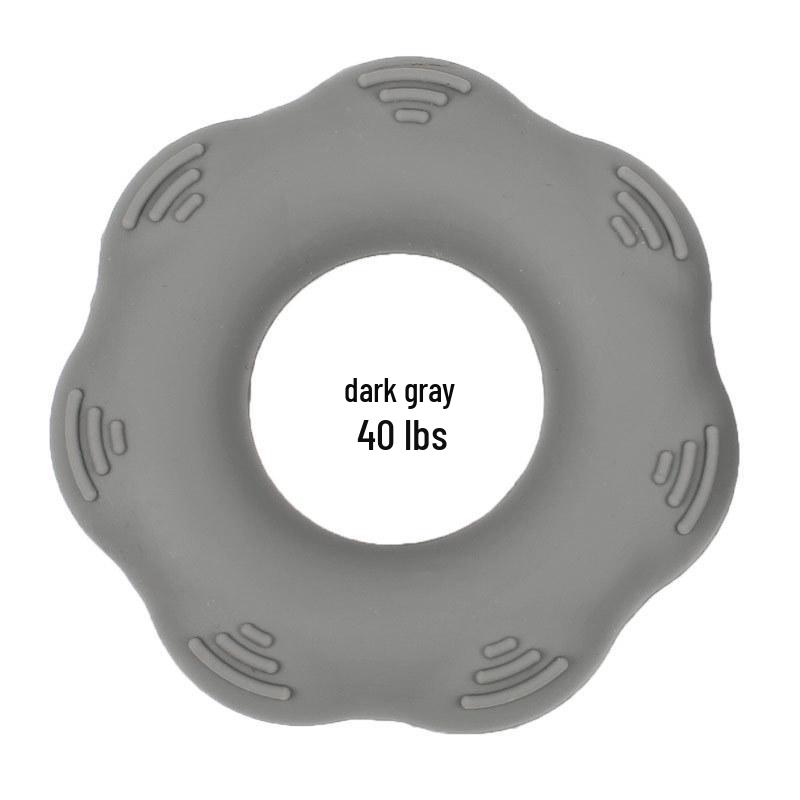 Creative Silicone Gear Ring Hand Exerciser with Massage Dots