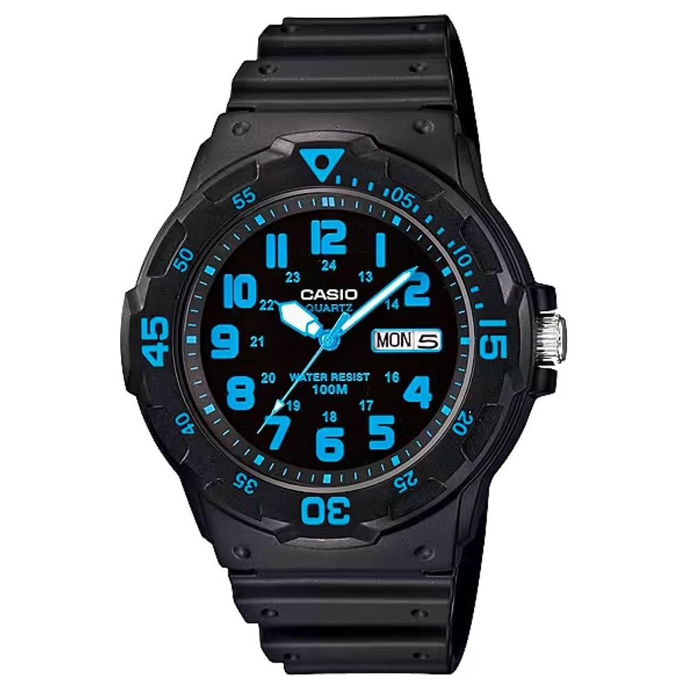 Casio Standard MRW-200H-2B Men s Watch Water Resistant Analog Design Black