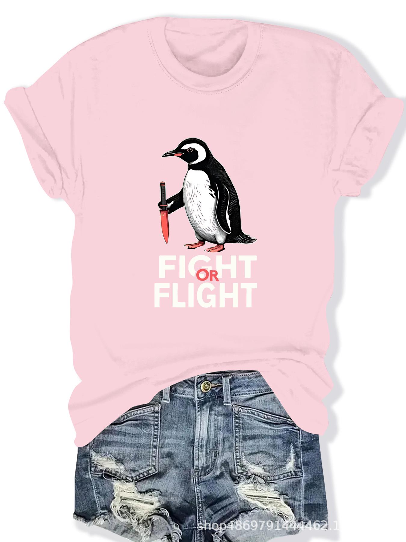 

Women s Fashion Round Neck T-Shirt XL розовый