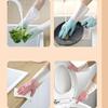 Reusable Household Cleaning Gloves with Extended Cuffs for Dishwashing Kitchen Bathroom Laundry and General Home Use Latex Free Design Comfortable Fit