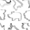 9Pcs Cookie Cutter Cute Animal Shape Reusable Easy To Clean Quick Demoulding BPA Free Make Cookies Stainless