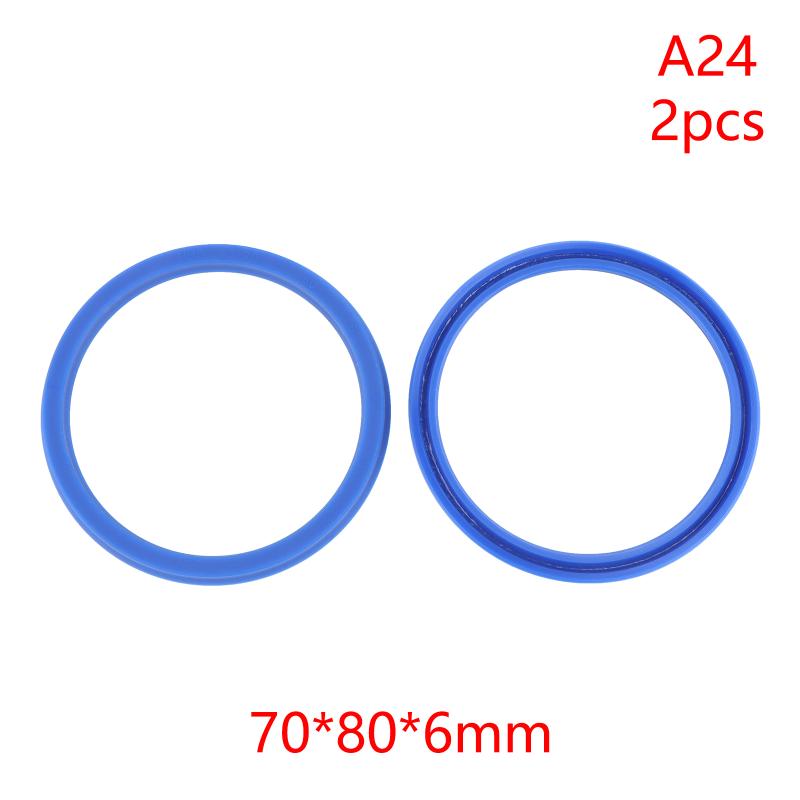 2Pcs PU Hydraulic Oil Seals with Single Lip Radial Shaft for Equipment Repair