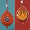 Solid Wood -The Eight Zodiac Patron Saint Decorative Pendant Buddha Statue High Grade Lobular Red Sandalwood Wood Pendant