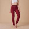 Womens Thick Warm Fleece Lined Leggings With Footed Design High Elasticity Plus Size 100-220lbs Solid Color Full-Length Tight