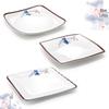 Melamine Imitation Porcelain Square Stir-fry Plate