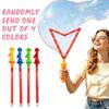 Large 46cm Bubble Wand Sword with 20ml Concentrated Solution Plastic Bubble Maker Toy for Outdoor Activities Parties Events