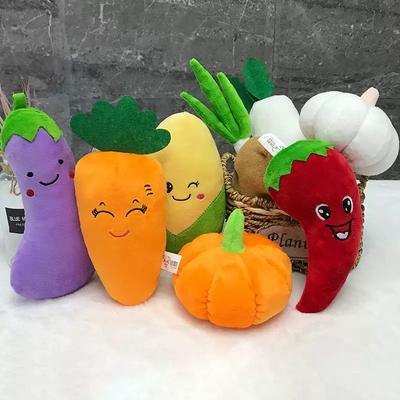 2PCS  Simulation Eggplant Plush Toy PP Cotton Filled Simulation Vegetable Pendant Fun Sale Cheap
