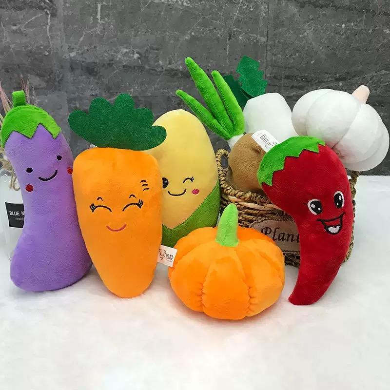 2PCS Simulation Eggplant Plush Toy PP Cotton Filled Simulation Vegetable Pendant Fun Sale Cheap