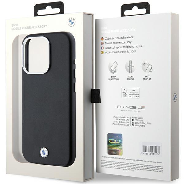 BMW BMHMP15L23PUFWK iPhone 15 Pro 6.1"black/black Signature Wrapped Metal MagSafe