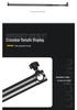 Adjustable Stainless Steel 3M Background Stand with Telescopic Crossbar