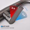 TLXT Gun Gray Stainless Steel 360 Rotating Basin Faucet