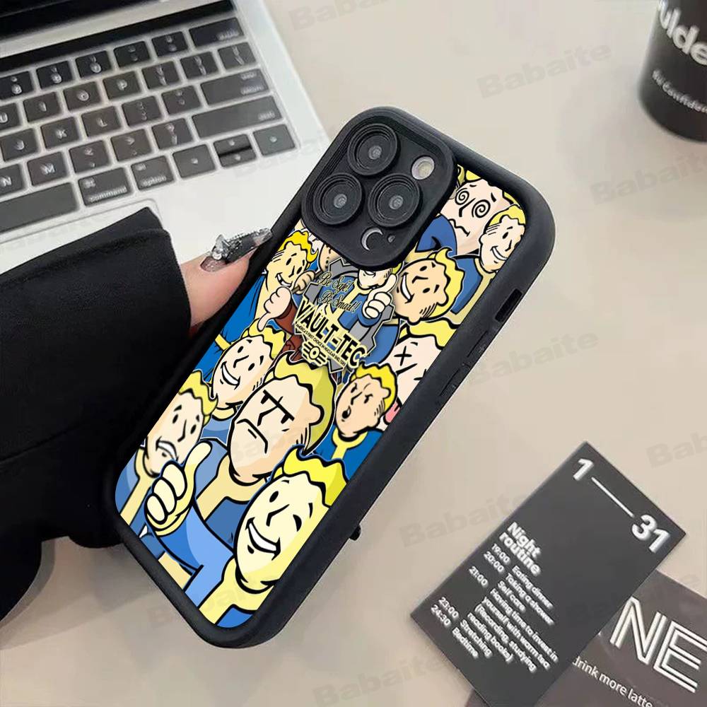 F-Fallout S-Series 4 Cool Game Phone Case For IPhone 17 16 15 14 13 12 11 Pro Max Plus Mini Luck Cover