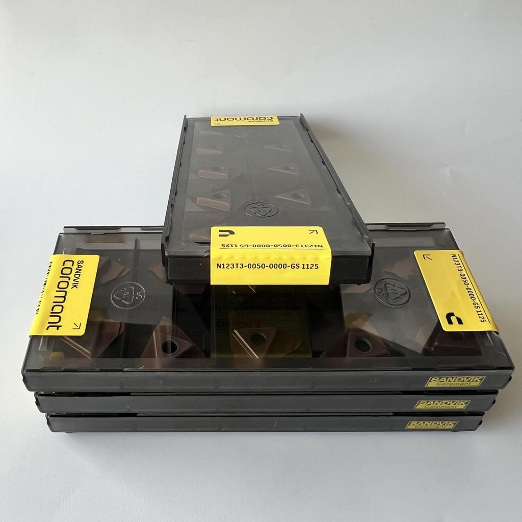 SANDVIK / N123T3-0050-0000-GS 1125 / Original Swedish hard alloy blade 10 Pcs