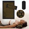 Bag with Acupressure Mat as well as Pillow Set Massage Cushion for Fitness Exercise Yoga Pilates Foot Back Body Relaxtion Spike Mat Set