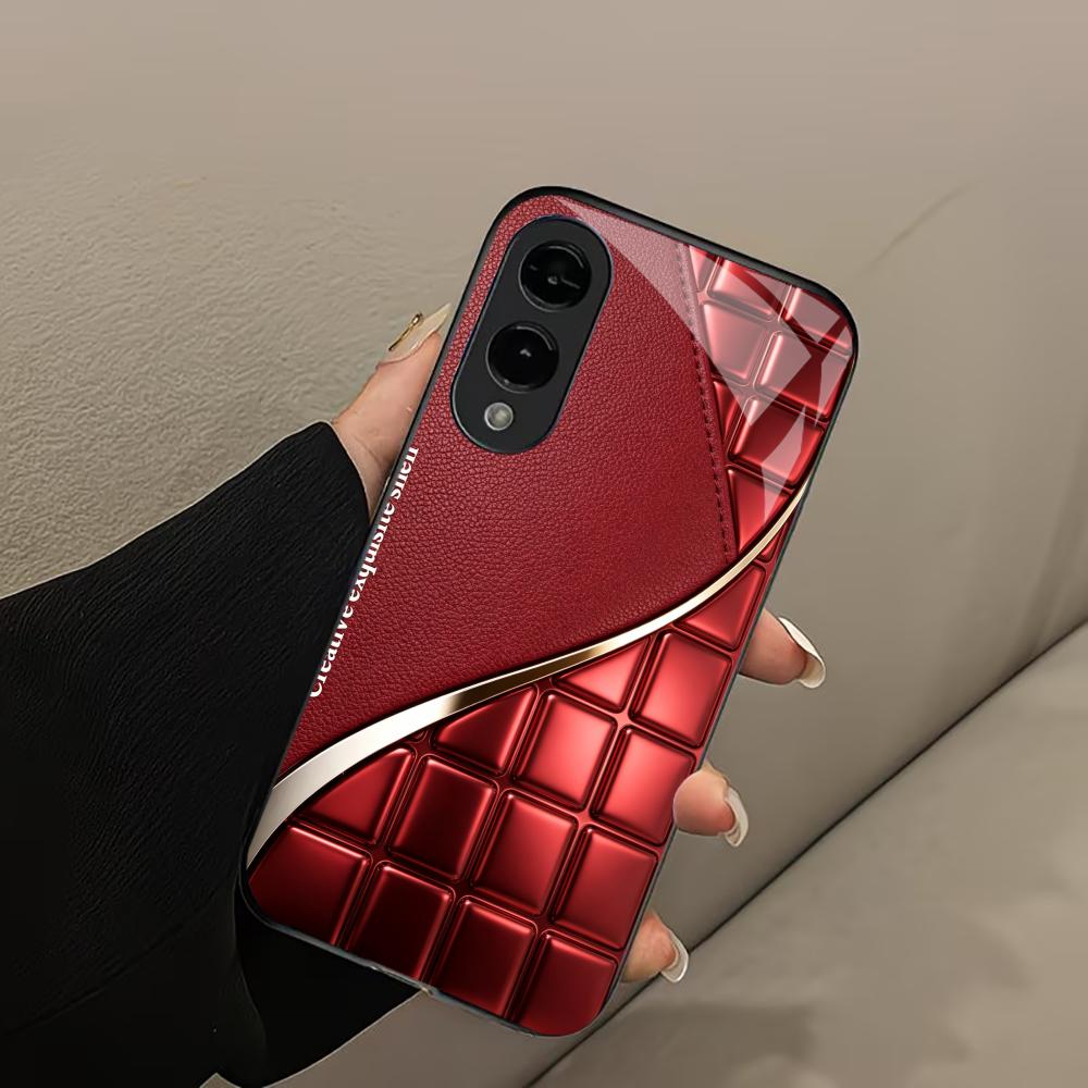 Trendy Luxury Red s26 ultra case s25 ultra case phone case glass for Samsung Galaxy S26 S25 S24 S23 S22 FE Ultra Plus