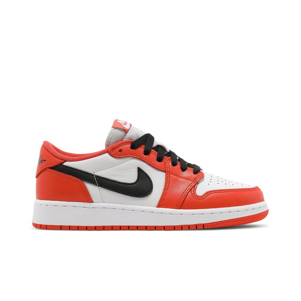 Air Jordan 1 Retro Low OG Grade School 'Starfish' (Unisex) Starfish / White / Black Kids' Basketball Shoes CZ0858 801