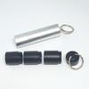All-Metal Waterproof Multi-Compartment Pill Keychain