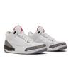 Air Jordan 3 Retro 'White Cement' 2011 (Unisex) Weiße / Feuerrote / Zementgraue / Schwarze Vintage Basketballschuhe 136064 105