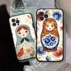 Classic Matryoshka Doll Phone Case For IPhone 14 Plus 13 Mini 11 16 15 17 Pro Max Protection Shockproof
