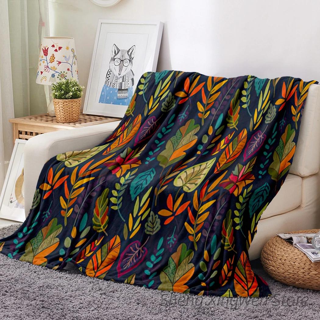 Forest Fog Blanket Plush Warm Soft Cozy Flannel Throw Blanket Forest Warm Light Vintage Plants Forest Stream for Bed Sofa Decor Size: 75*100cm, Weight: 230 GSM
